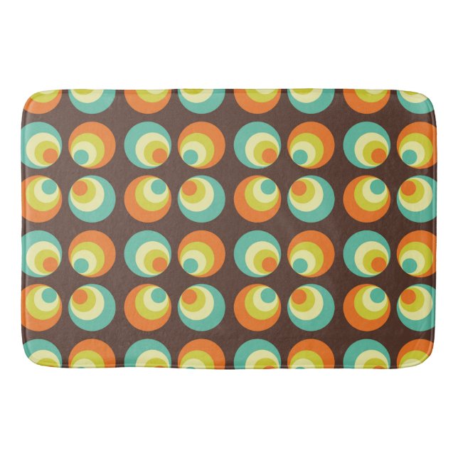 Tapis De Bain Disco 70s 60s Retro Pop Culture (Devant)