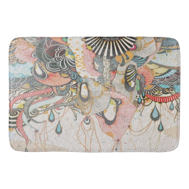 Tapis De Bain Doodling on the Language of Light (Devant)