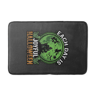 Tapis De Bain Double Toil Trouble Sorcière Citrouille Halloween