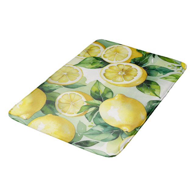 Tapis De Bain Douce soirée de mariage moderne avec des motifs fl (Angle)