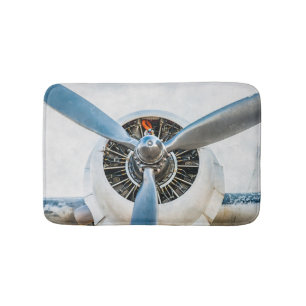 Tapis De Bain Douglas DC-3 Aircraft. Hélice