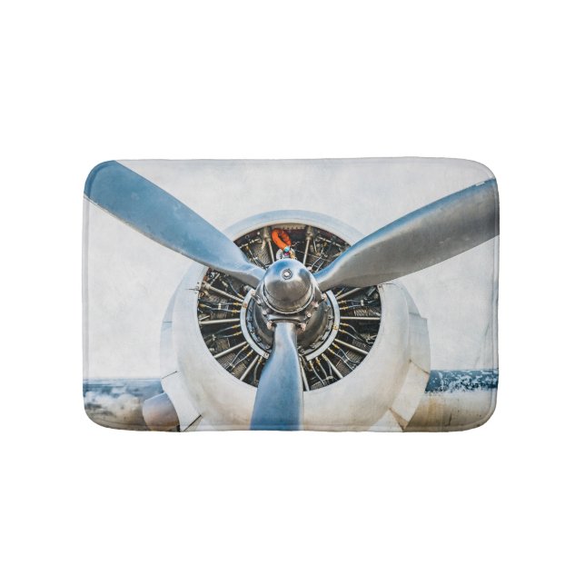 Tapis De Bain Douglas DC-3 Aircraft. Hélice (Devant)