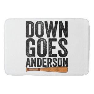 Tapis De Bain DOWN GOLF ANDERSON FUNNY BASEBALL cadeau ANDERSON