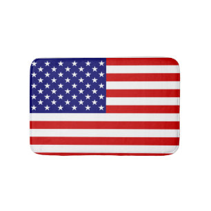 Tapis De Bain Drapeau américain bmcn