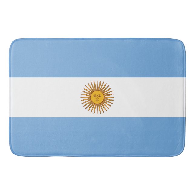 Tapis De Bain Drapeau Argentine (Devant)