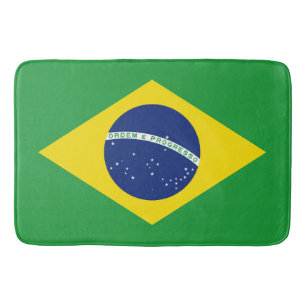 Tapis De Bain Drapeau Brésil