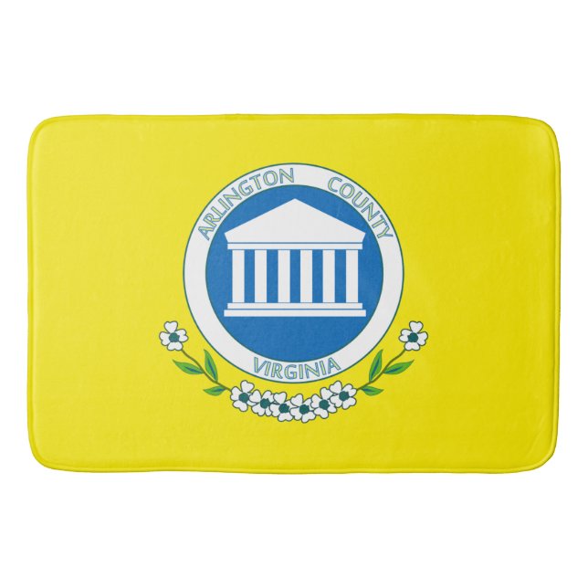 Tapis De Bain Drapeau d'Arlington (Virginie) (Devant)