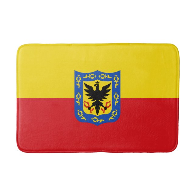 Tapis De Bain Drapeau de Bogota, la Colombie Bath Mat (Devant)