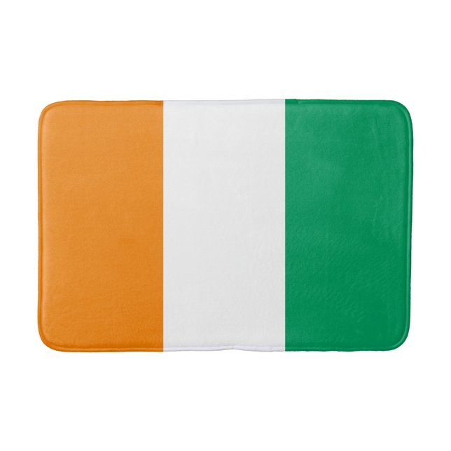 Tapis De Bain Drapeau de Côte d'Ivoire (Devant)