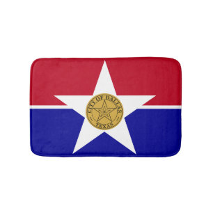 Tapis De Bain Drapeau de Dallas, Texas Bath Mat