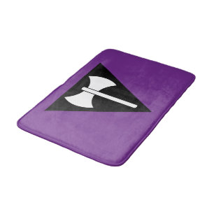 Tapis De Bain Drapeau de fierté lesbienne SlipperyJoe puissant s
