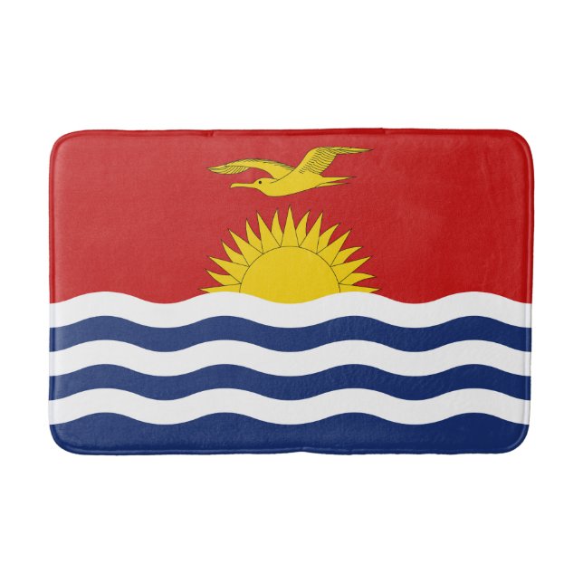 Tapis De Bain Drapeau de Kiribati (Devant)