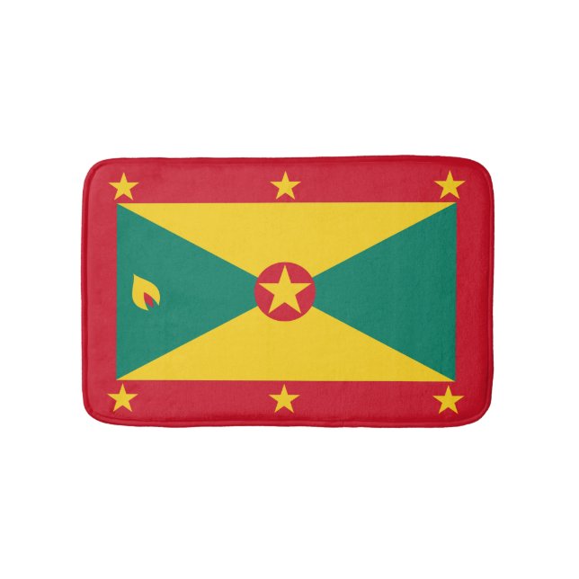 Tapis De Bain Drapeau de la Grenade (Devant)