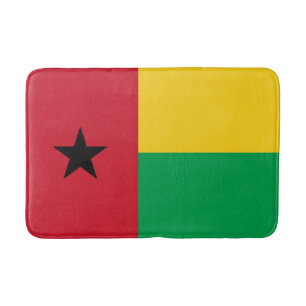 Tapis De Bain Drapeau de la Guinée-Bissau