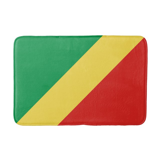 Tapis De Bain Drapeau de la République du Congo (Devant)
