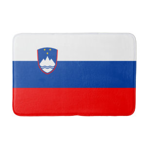 Tapis De Bain Drapeau de la Slovénie