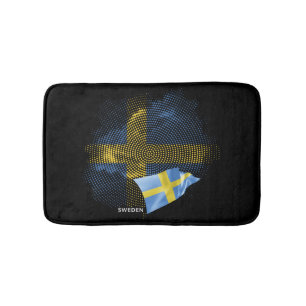 Tapis De Bain drapeau de la Suède