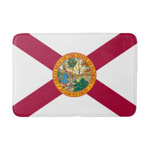 Tapis De Bain Drapeau de l'État de Floride