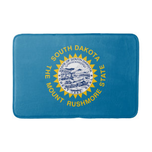 Tapis De Bain Drapeau de l'État du Dakota du Sud