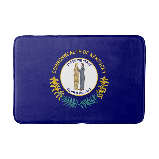 Tapis De Bain Drapeau de l'État du Kentucky (Devant)