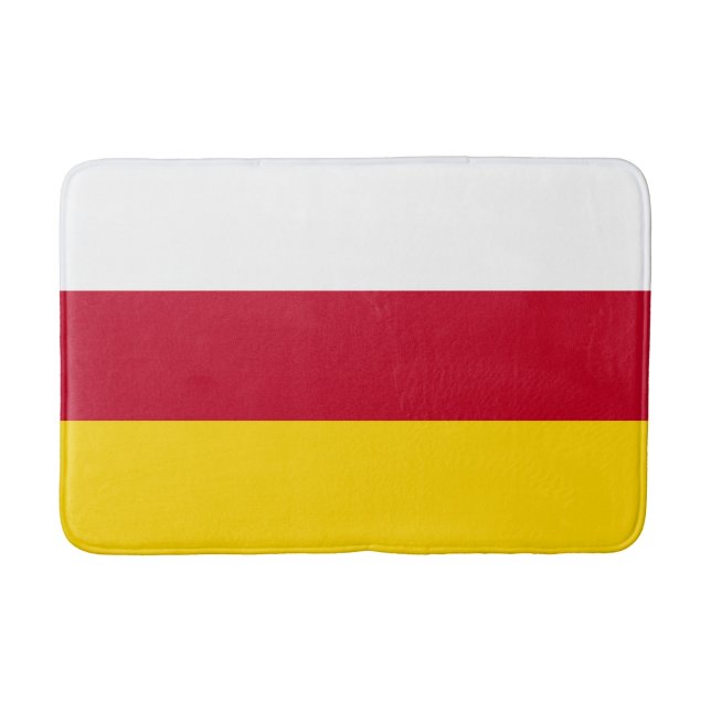 Tapis De Bain Drapeau de l'Ossétie du Nord (Devant)