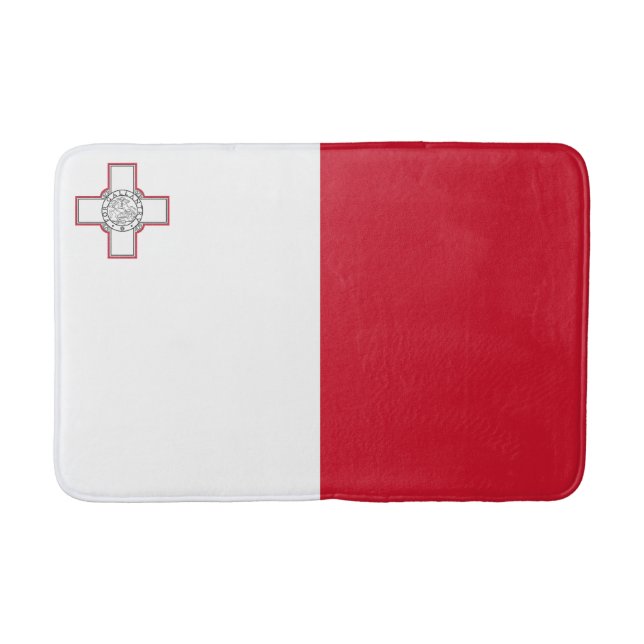 Tapis De Bain Drapeau de Malte (Devant)