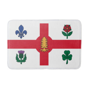 Tapis De Bain Drapeau de Montréal (Québec)