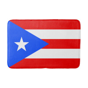 Tapis De Bain Drapeau de Porto Rico