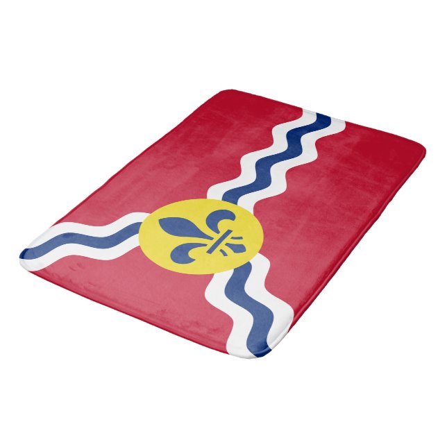 Tapis De Bain Drapeau de Saint-Louis (Missouri) (Angle)
