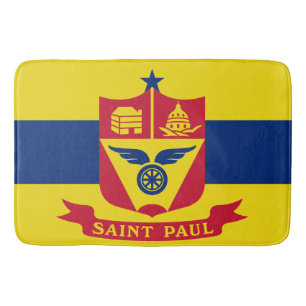 Tapis De Bain Drapeau de Saint Paul (Minnesota)