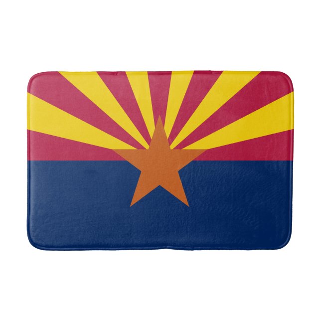 Tapis De Bain Drapeau d'État de l'Arizona (Devant)