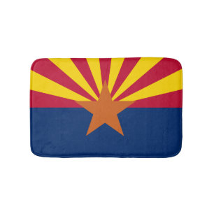 Tapis De Bain Drapeau d'État de l'Arizona