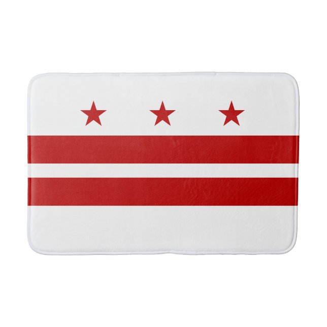Tapis De Bain Drapeau d'État de Washington DC (Devant)