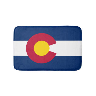 Tapis De Bain Drapeau d'Etat du Colorado