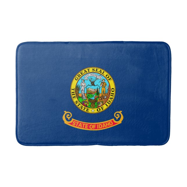 Tapis De Bain Drapeau d'État Idaho (Devant)