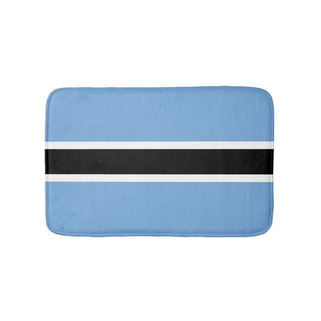 Tapis De Bain Drapeau du Botswana (Devant)