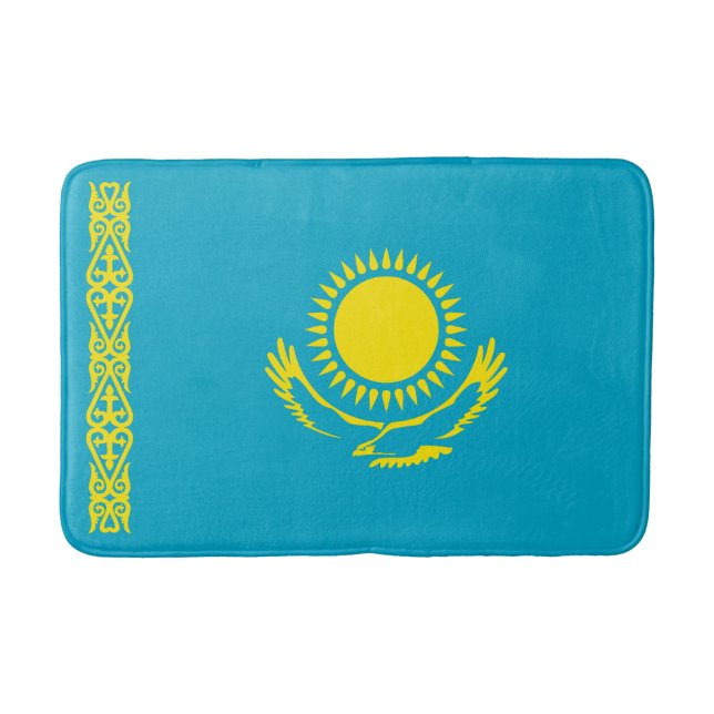 Tapis De Bain Drapeau du Kazakhstan (Devant)