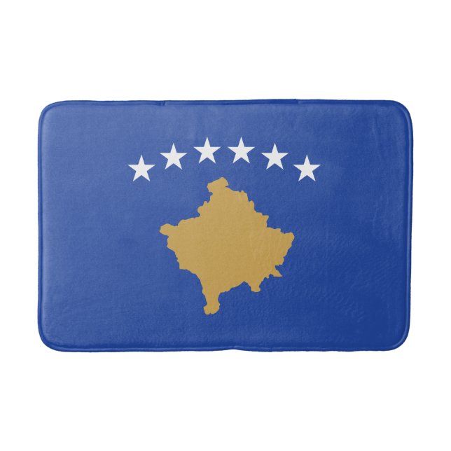 Tapis De Bain Drapeau du Kosovo (Devant)