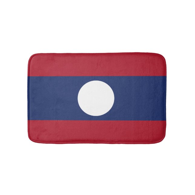 Tapis De Bain Drapeau du Laos (Devant)