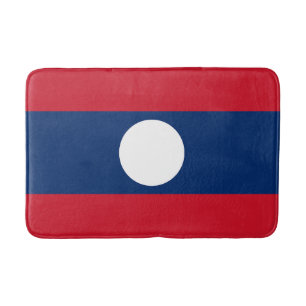 Tapis De Bain Drapeau du Laos