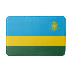 Tapis De Bain Drapeau du Rwanda