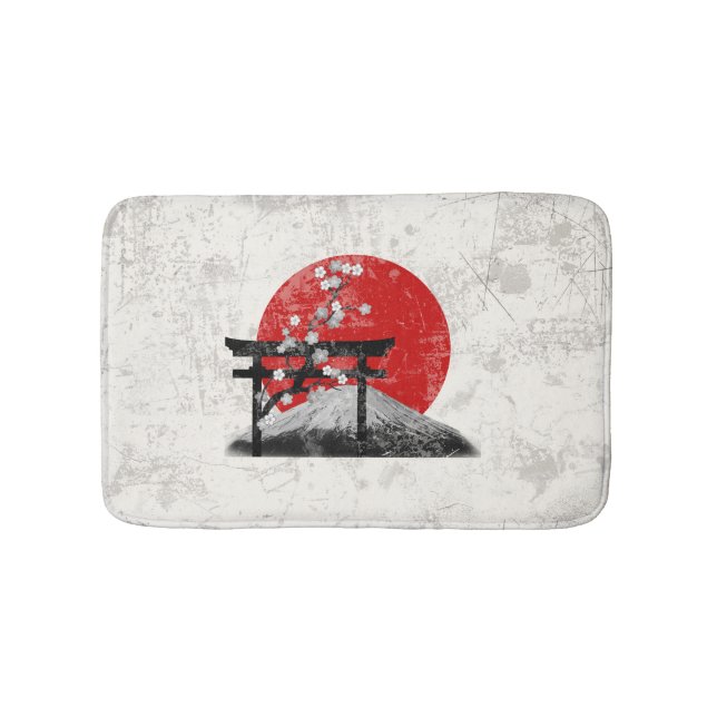 Tapis De Bain Drapeau et symboles du Japon ID153 (Devant)