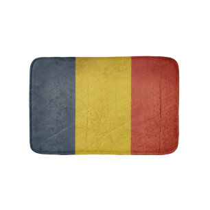 Tapis De Bain Drapeau grunge d'État souverain de la Roumanie