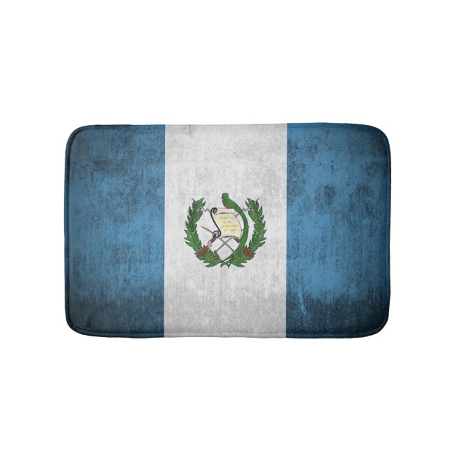 Tapis De Bain Drapeau grunge du Guatemala (Devant)