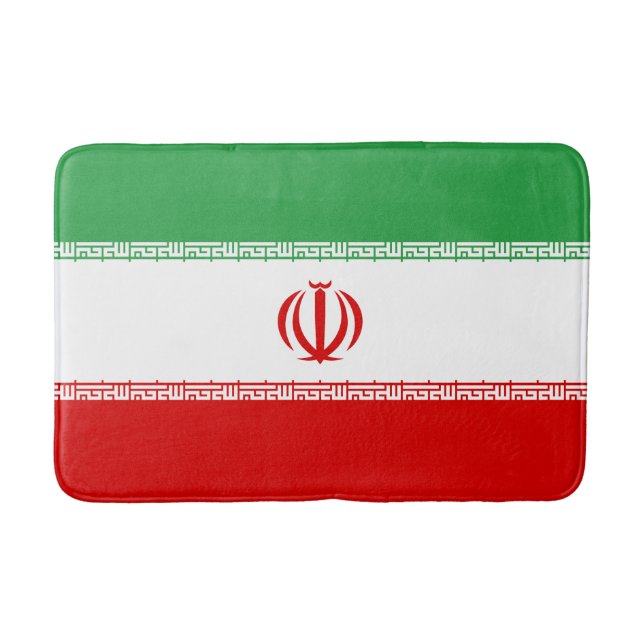 Tapis De Bain Drapeau Iran (Devant)