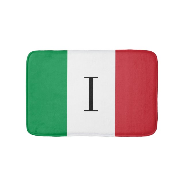Tapis De Bain Drapeau italien | tapis de salle de bain Italie (Devant)