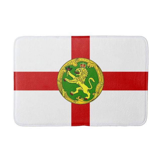 Tapis De Bain Drapeau patriotique d'Aurigny (Devant)