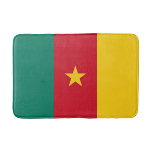 Tapis De Bain Drapeau patriotique du Cameroun