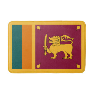 Tapis De Bain Drapeau Sri Lanka