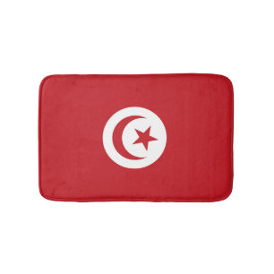 Tapis De Bain Drapeau tunisien